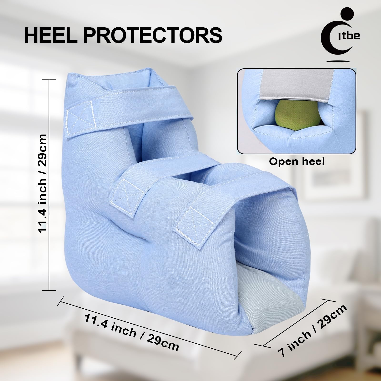 Adjustable Heel Protector Cushion – Pressure Relief Boot for Elderly & Surgery R