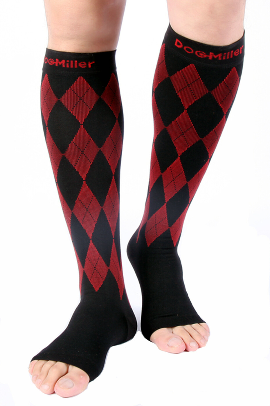 Doc Miller 20-30MMHG Open Toe Compression Stockings Relieve Varicose Pain Relief