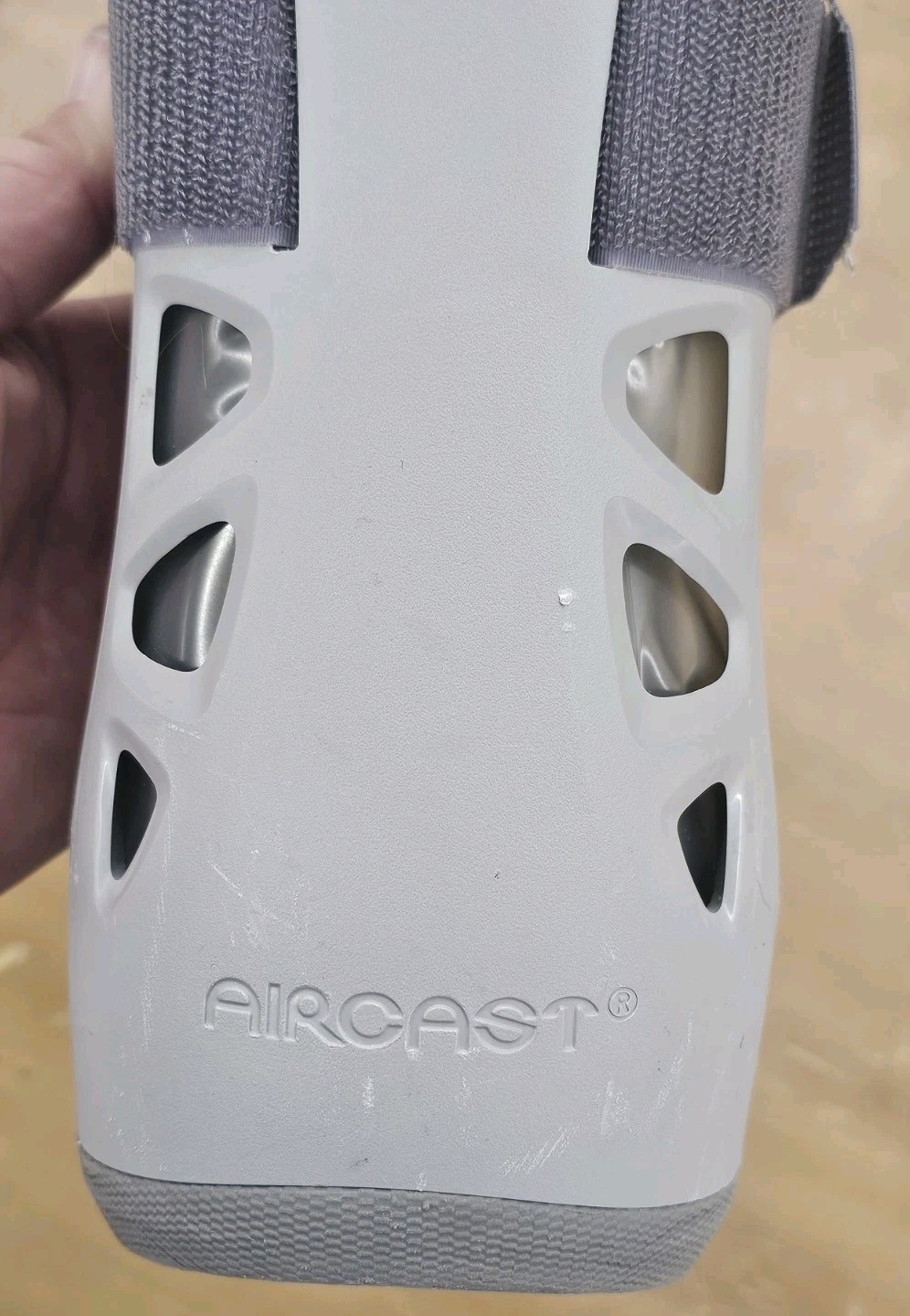 Aircast DJO Size Medium Gray Walking Boot Foot Brace