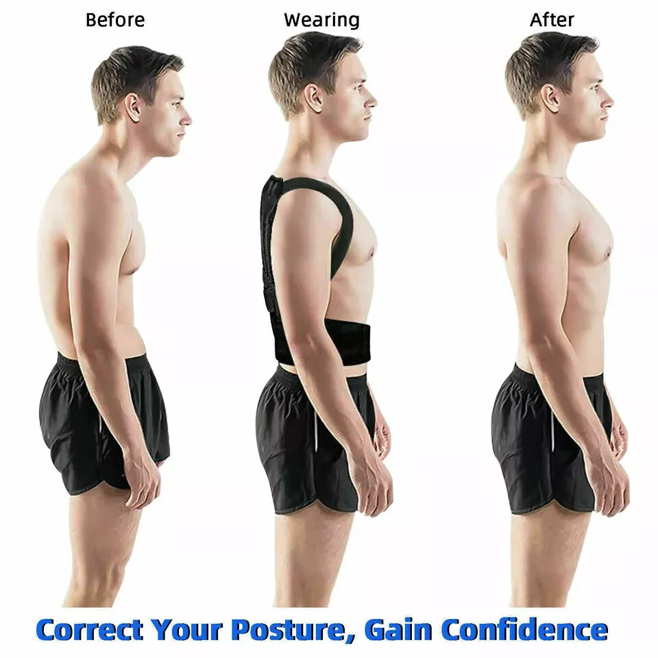 Back Brace Posture Corrector for Women and Men Shoulder Straightener Adjustable