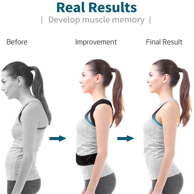 Posture Corrector men Support Back Shoulder Pro Brace Belt Adjustable Women Men