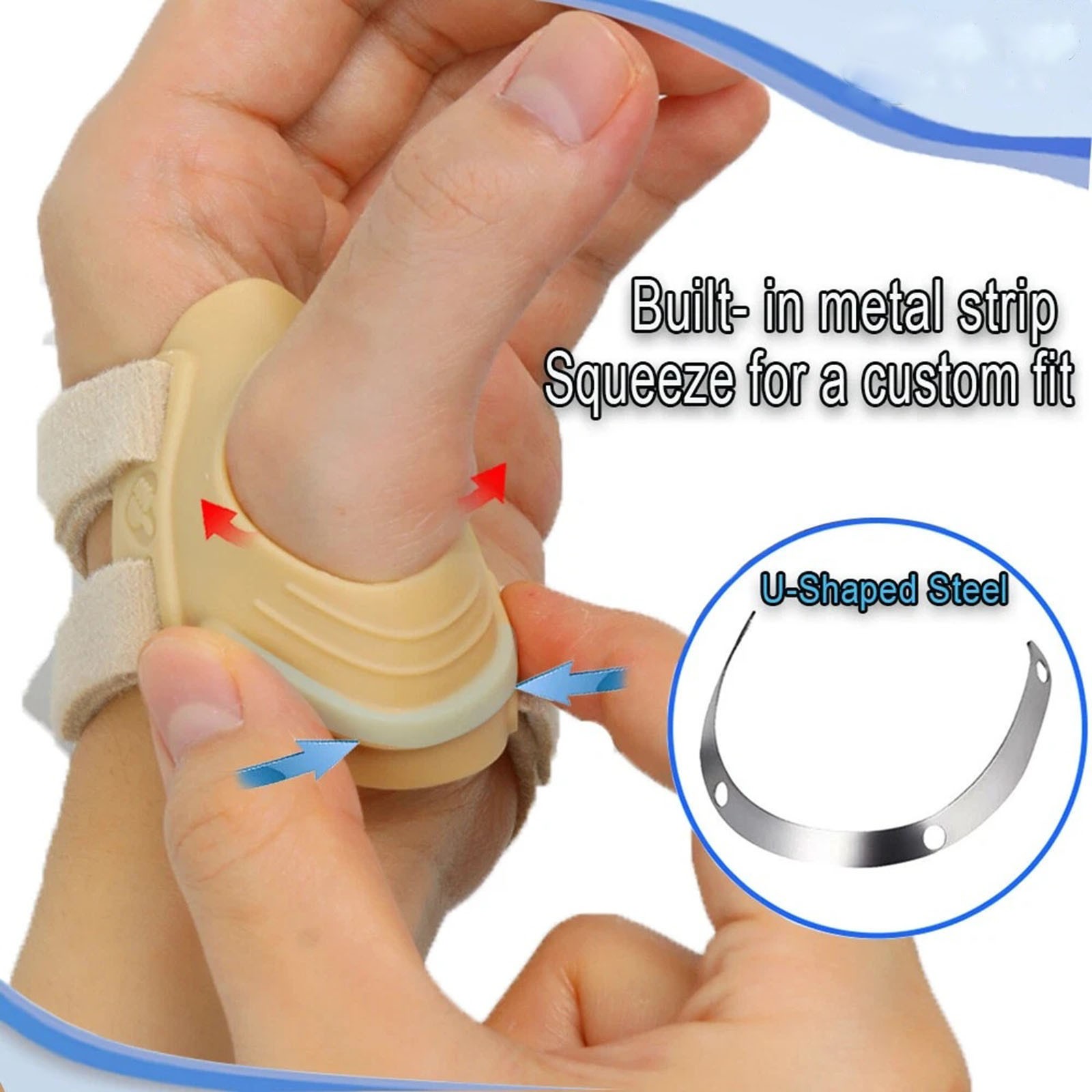 CMC Joint Protector Orthopedic Thumb Brace Support Wrist Immobilizer Tennis Gym