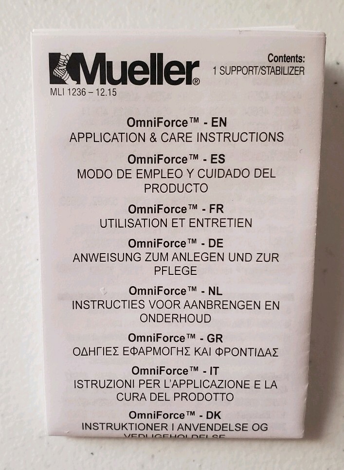 Mueller Sports Medicine Omniforce Elbow Support, 0.30 Pound, Medium