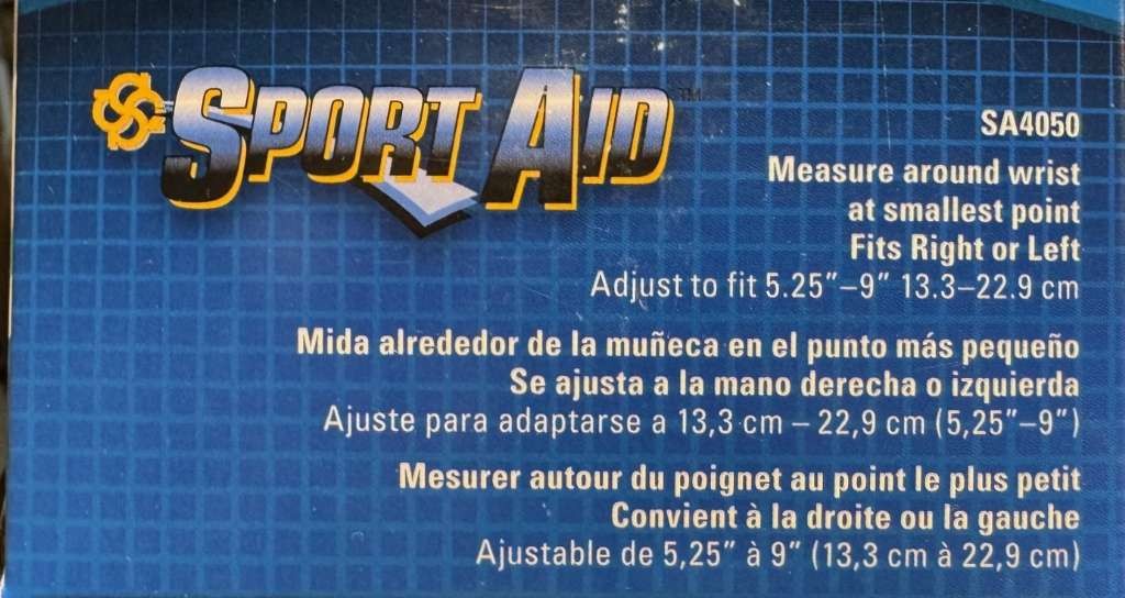 Sport Aid Universal Wrist Night Support (Fits Left or Right hand)
