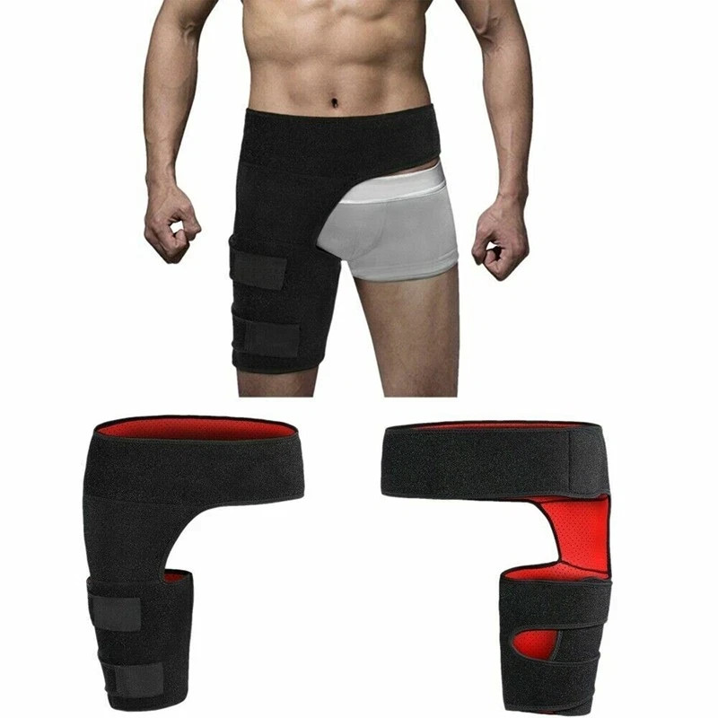 Hip Brace Compression Groin Support Wrap for Sciatica Pain Relief Thigh Recovery