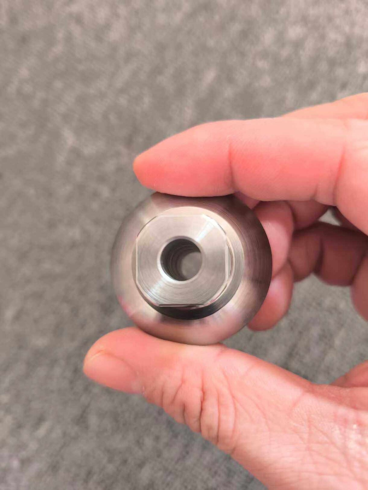 Stainless Steel Double Side Square Pyramid Prosthetic Connector