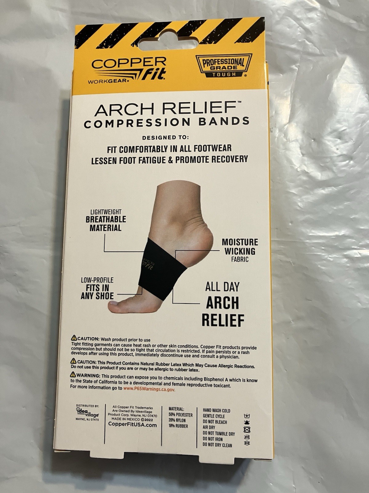 COPPER FIT WORK GEAR ARCH RELIEF COMPRESSION BANDS