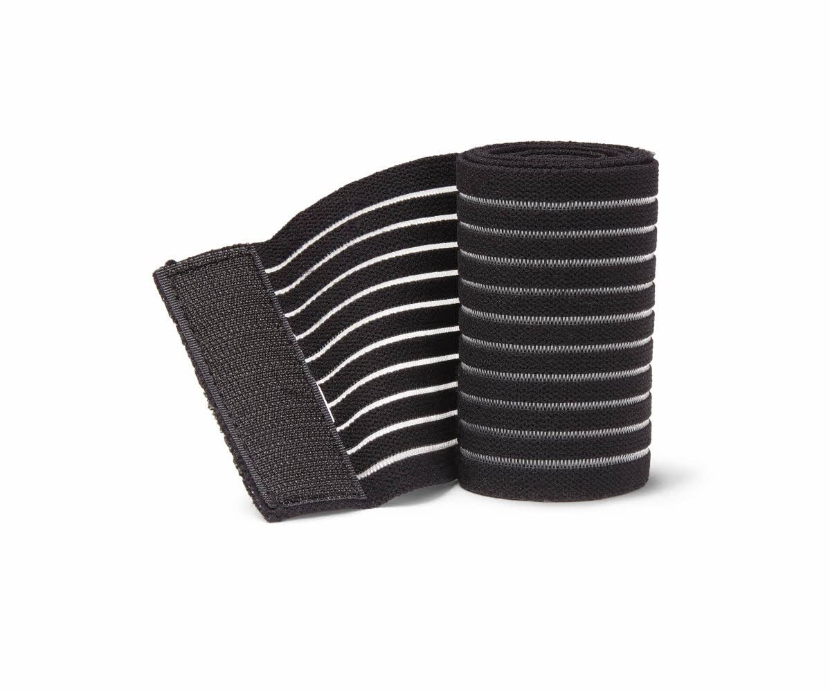 Curad Figure-8 Elastic Ankle Wrap Medium Black Universal Size 7.5″ to 11