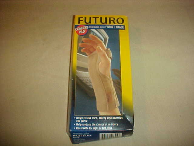 FUTURO Reversible Splint Wrist Brace Left or Right Hand LARGE 003305
