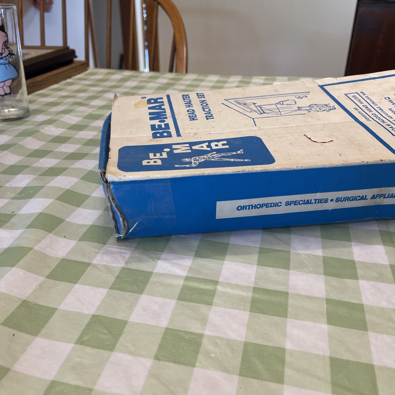 Vintage Over Door Head Traction Set Complete in Original Box Water Bag Style