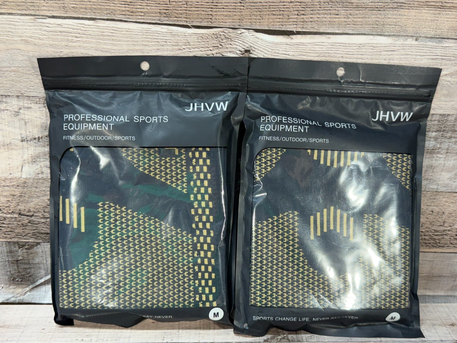 2 Pack JHVW Copper Knee Compression Sleeve Size Medium Volleyball Gym Women