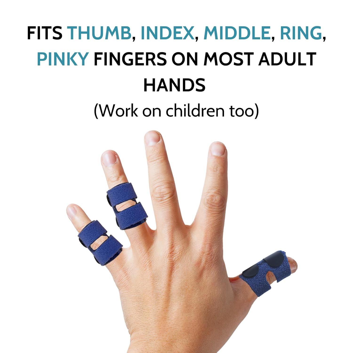 5 Pcs Thumb Finger Splint,Trigger Finger Splints,Finger Brace,Injured Mallet Fin