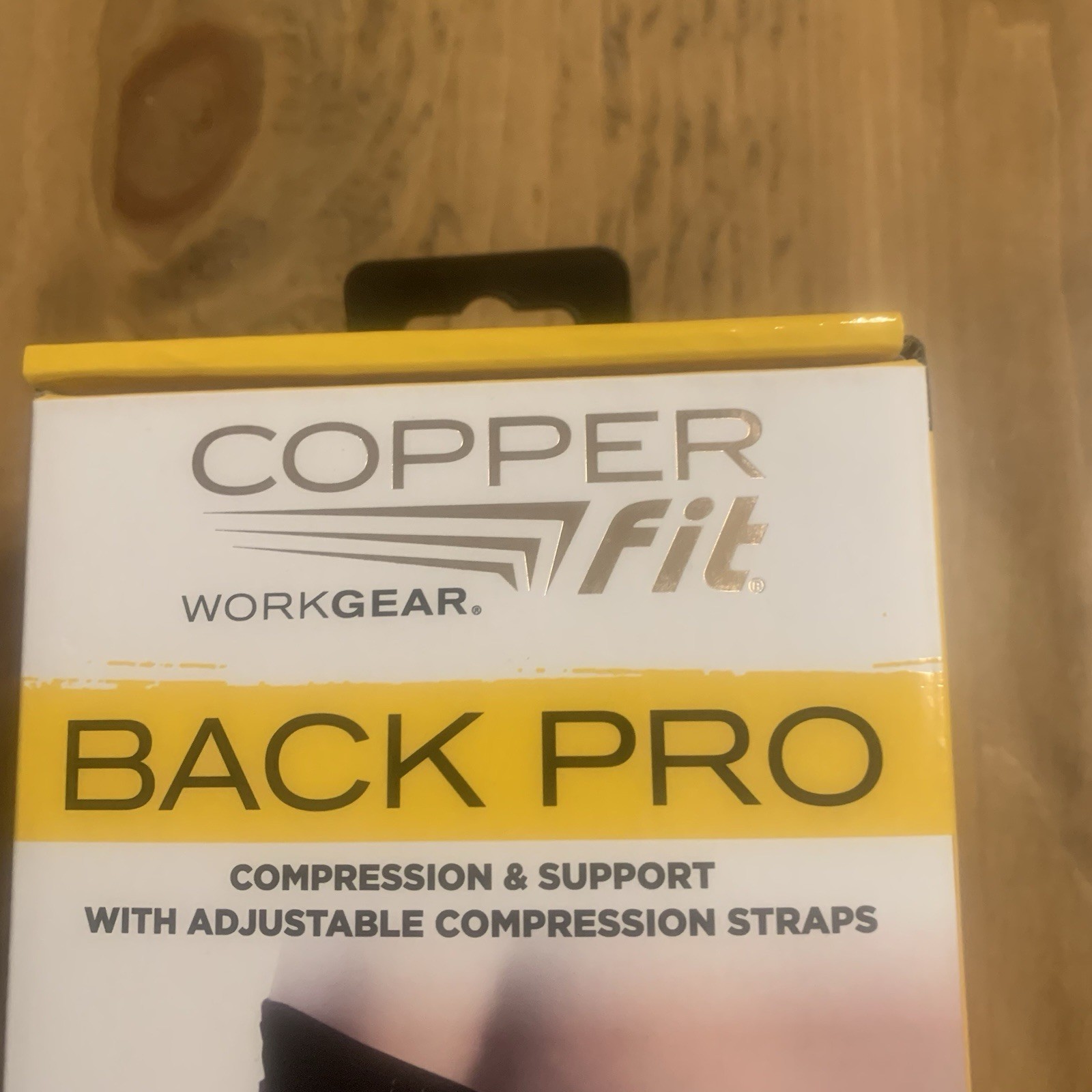 Copper Fit WORK GEAR-Back Pro Support Belt W/Straps- One Size Fits Most 30”-48”