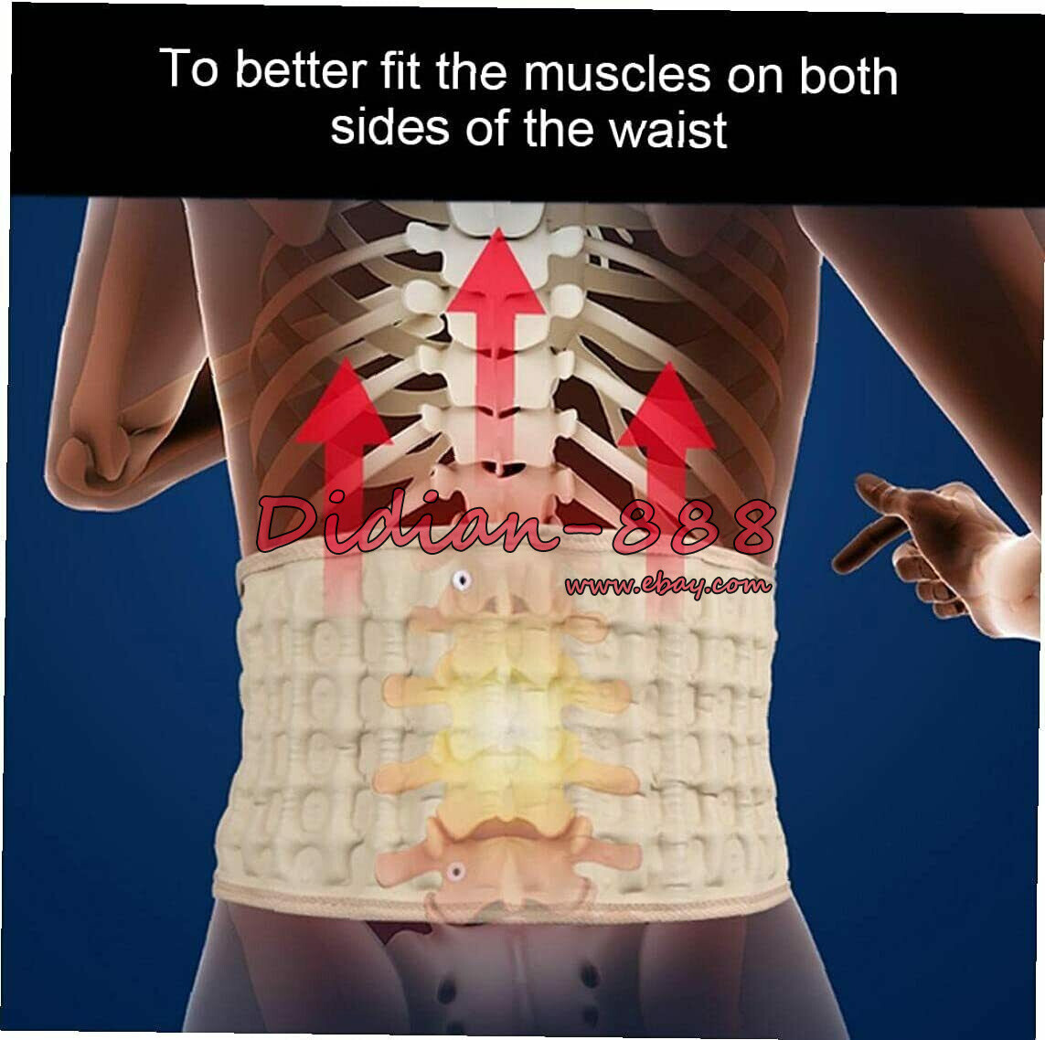 NEW Dr Ho’s Decompression Belt Back Brace Lumbar Support & Extender Belt Best