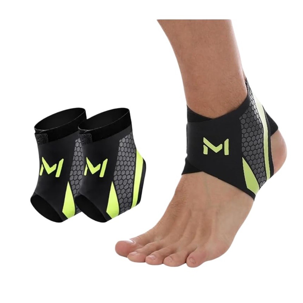 2 Pack Ankle Brace–Adjustable Lace Up Ankle Stabilizer with Straps Arch Support