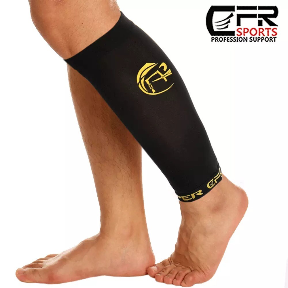 Copper Leg Calf Support Brace Sleeve Compression Sleeve Sports Pain Relief Wrap