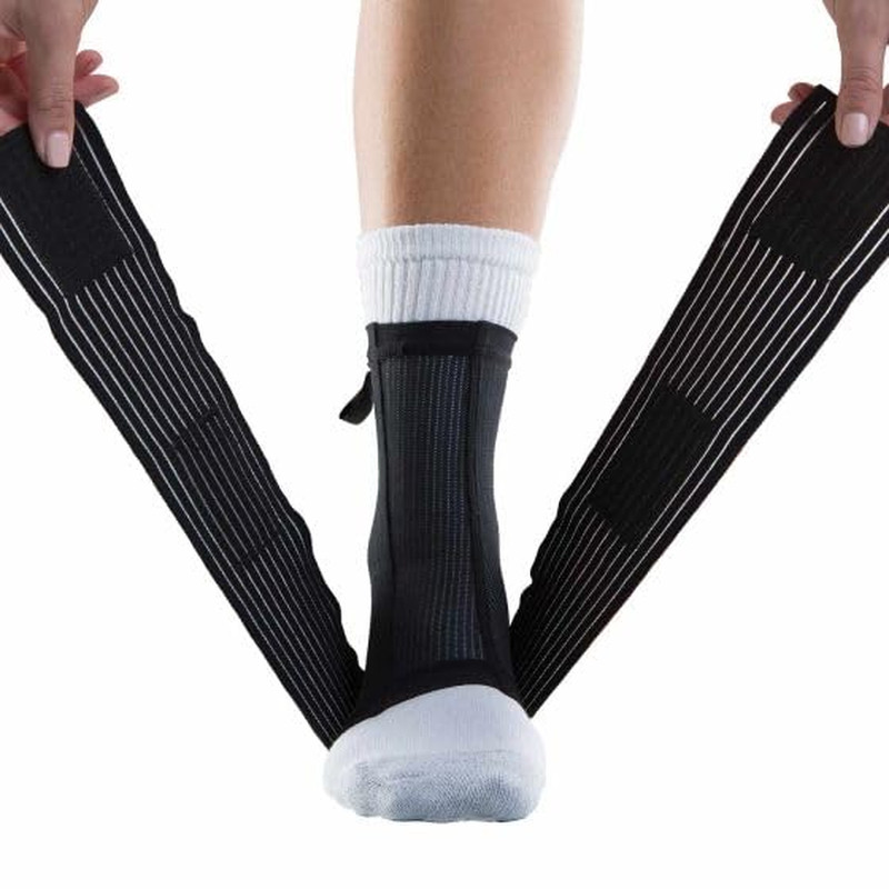 Figure 8 Ankle Sleeve with Straps for Moderate Support – Ankle Sprains, Strains,