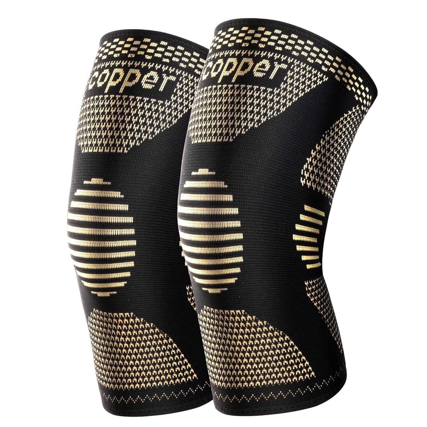 2 Pack Knee Braces for Knee Pain, Knee Support Compression Sleeve