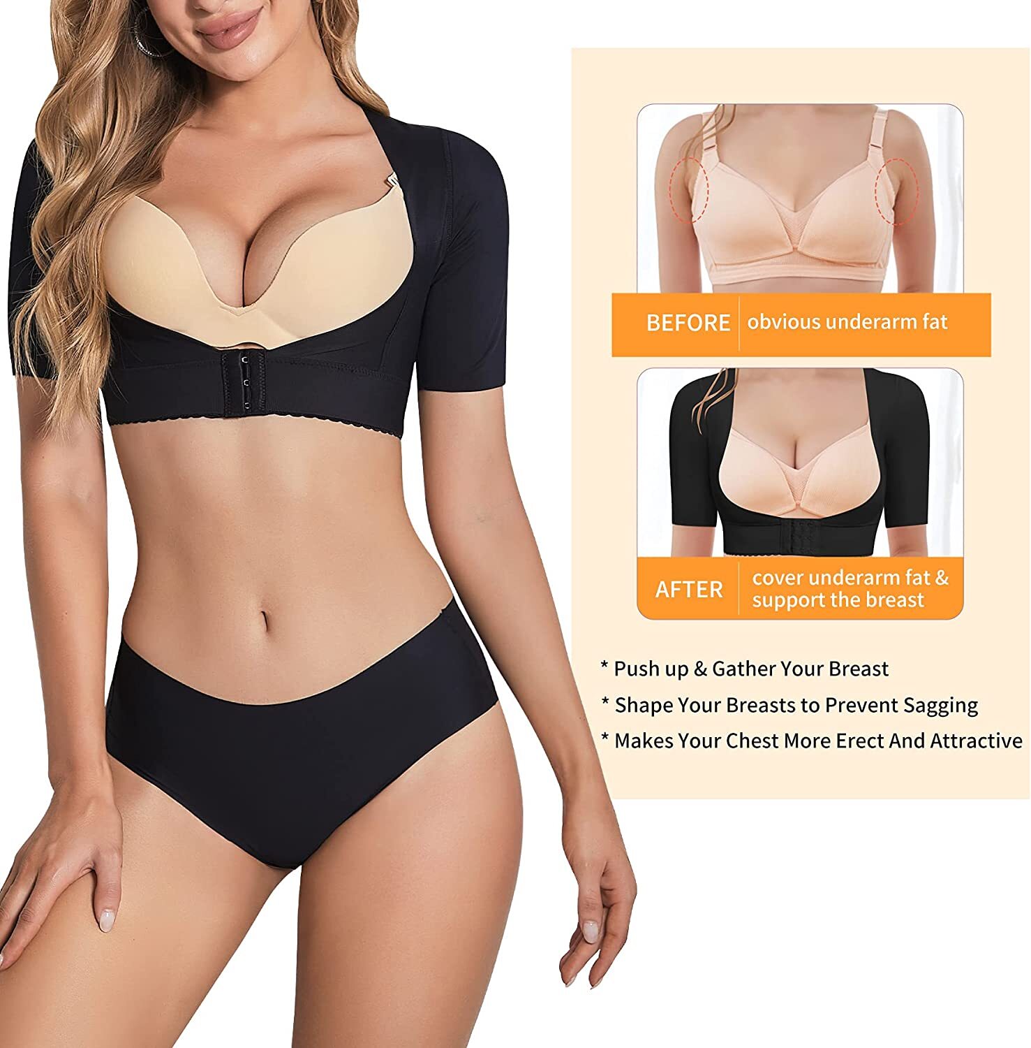 Women’s Post Surgery Posture Corrector Back Support Shoulder Brace Belt Arm Slim
