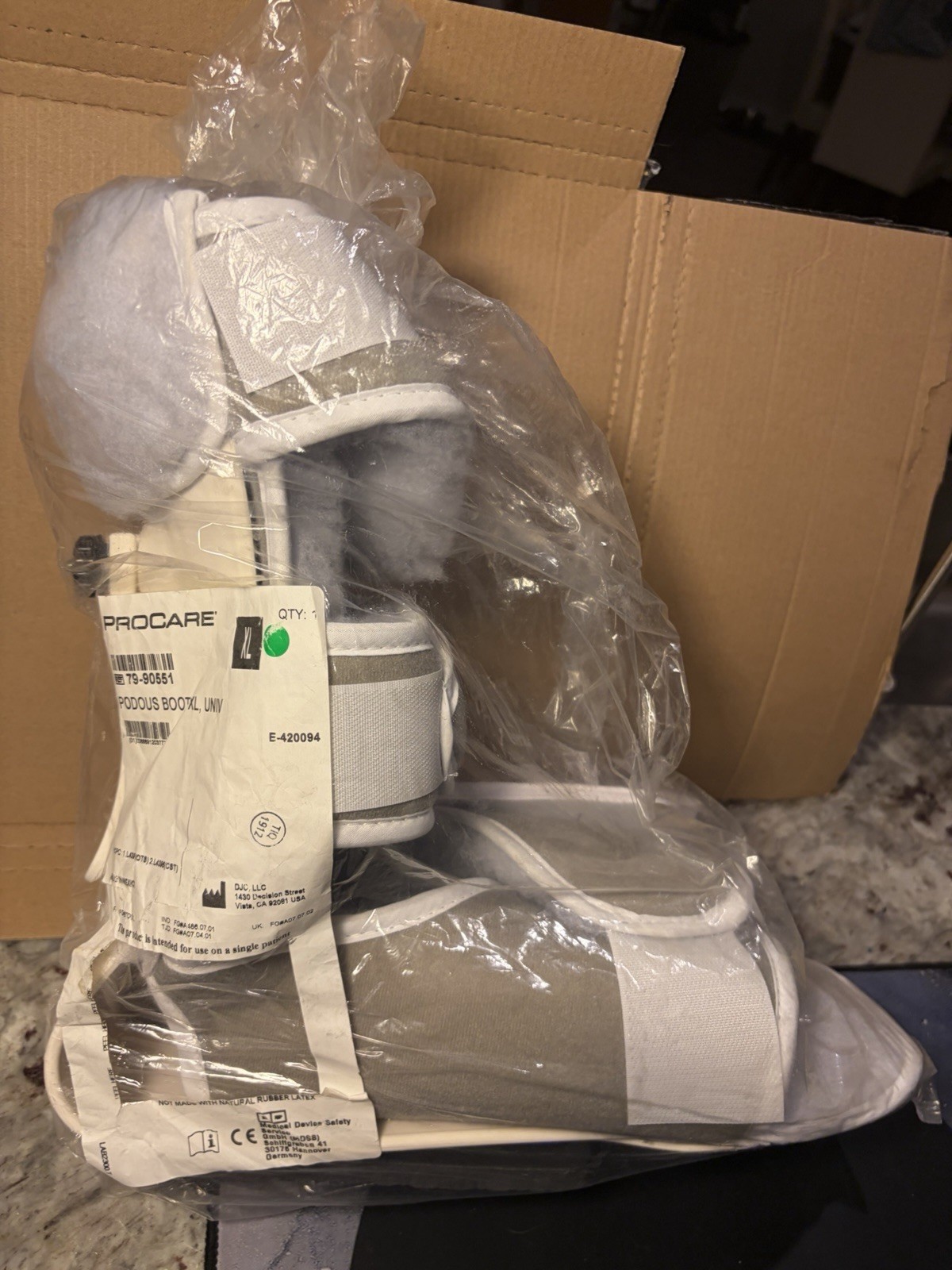 Procare 79-90551 Podous Boot XL Universal For Left Right NEW!