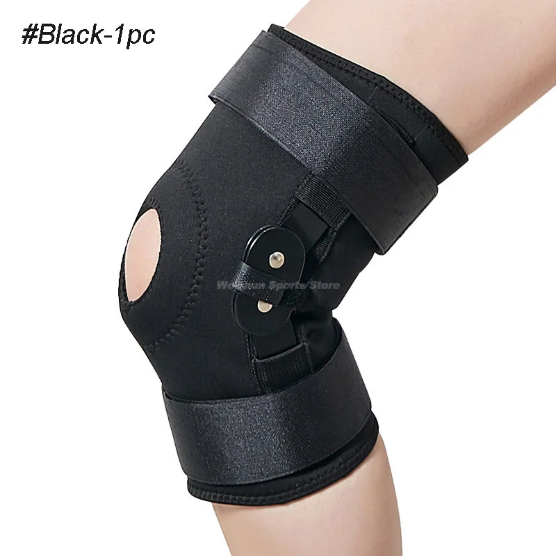 Hinged Knee Brace Orthopedic Meniscus Knee Pad with Side Stabilizers Arthritis P