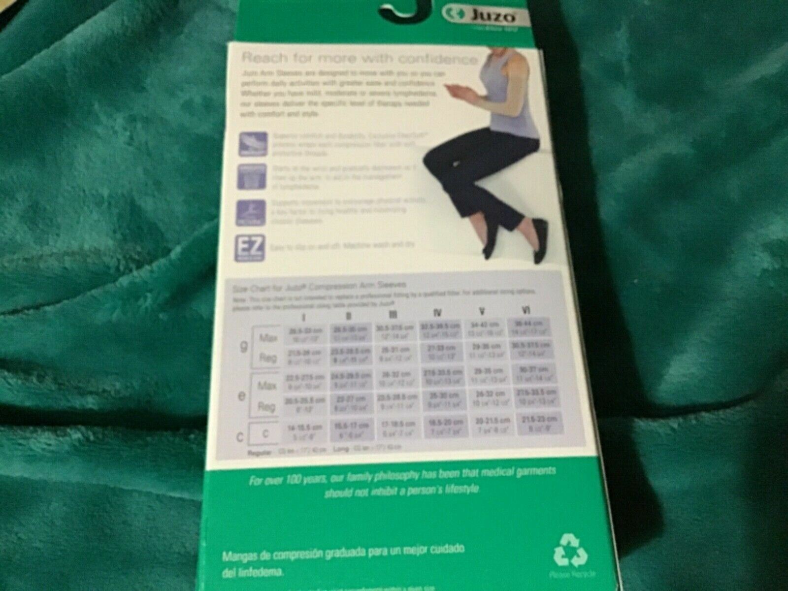 Juzo arm sleeves compression sleeves 30-40mmhg 3512MX CGL III new