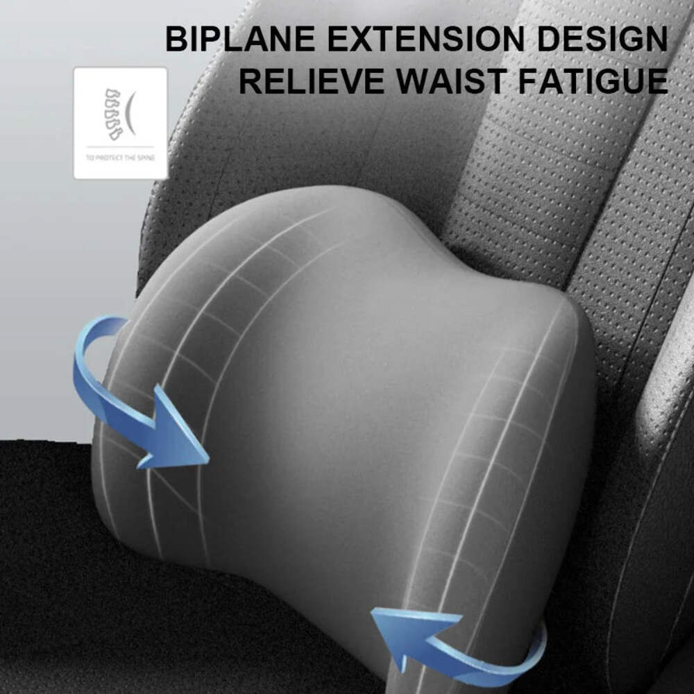 SEAMETAL Car Pillow Interior Memory Foam Car Headrest Pillows Universal Auto Wai