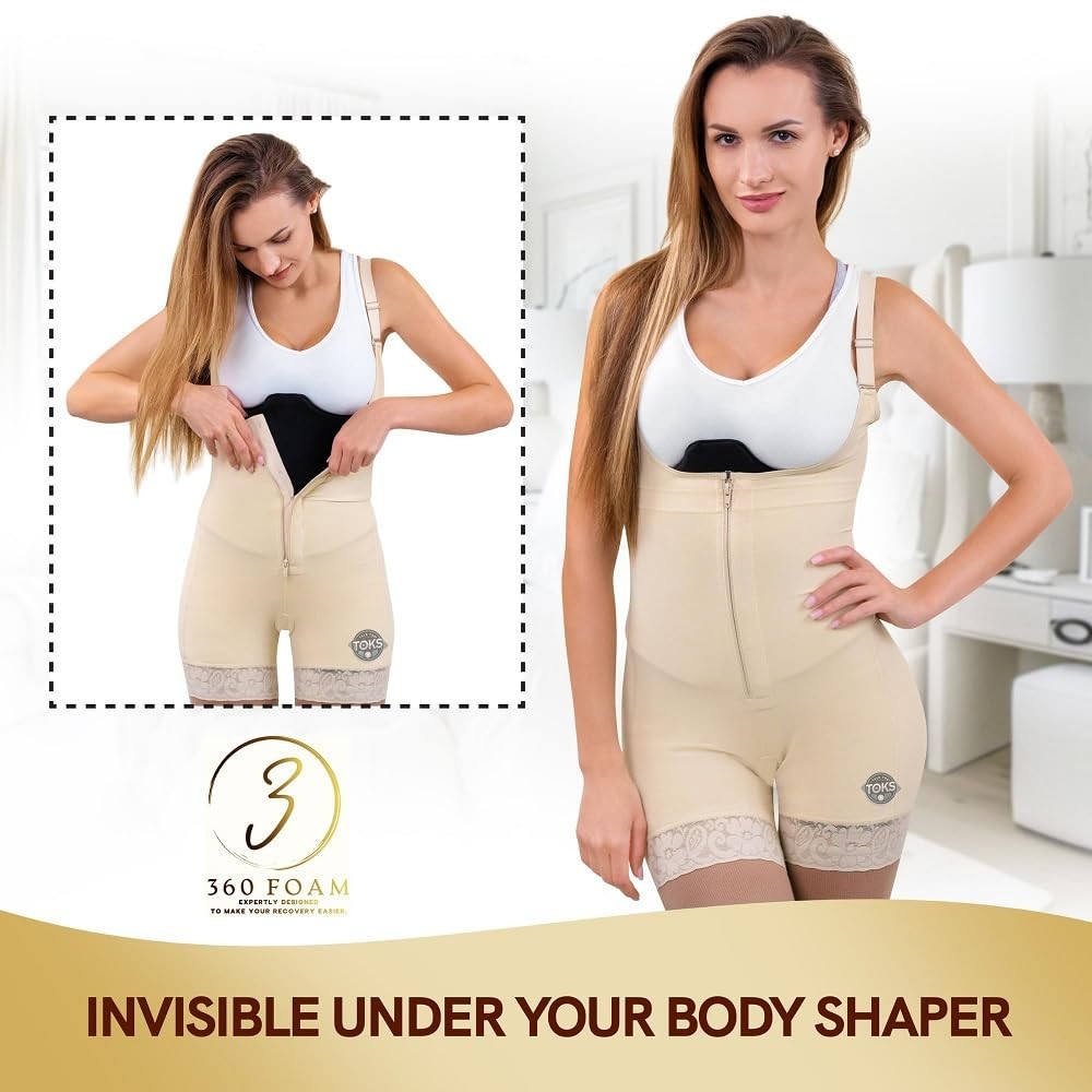 Talk the Toks S2300 360 Lipo Foam Wrap Around Tummy Tuck Binder – Large