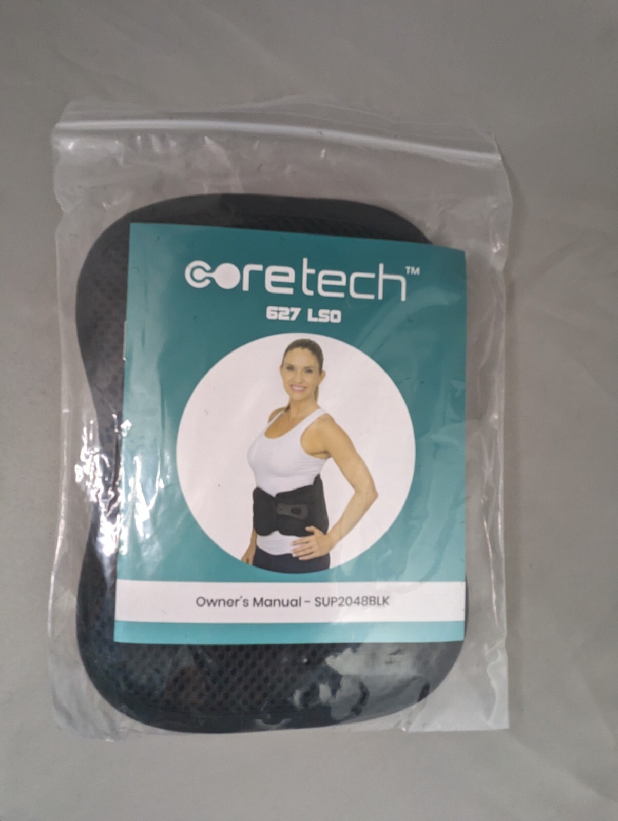 Vive Coretech Lumbar Back Brace SUP2048BLK 627 LSO Hcpcs L0627 L0642 New Sealed
