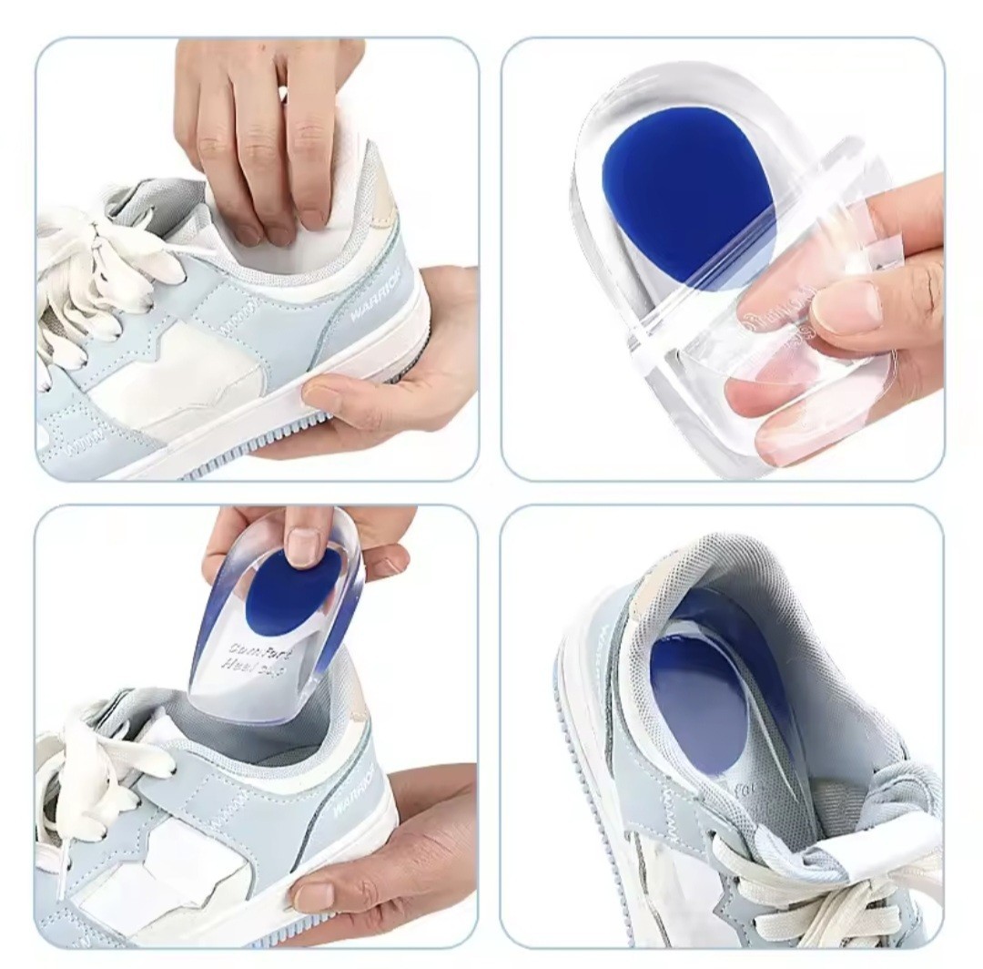 Silicone Orthopedic Insoles for Heel Spurs Pain Foot Cushion