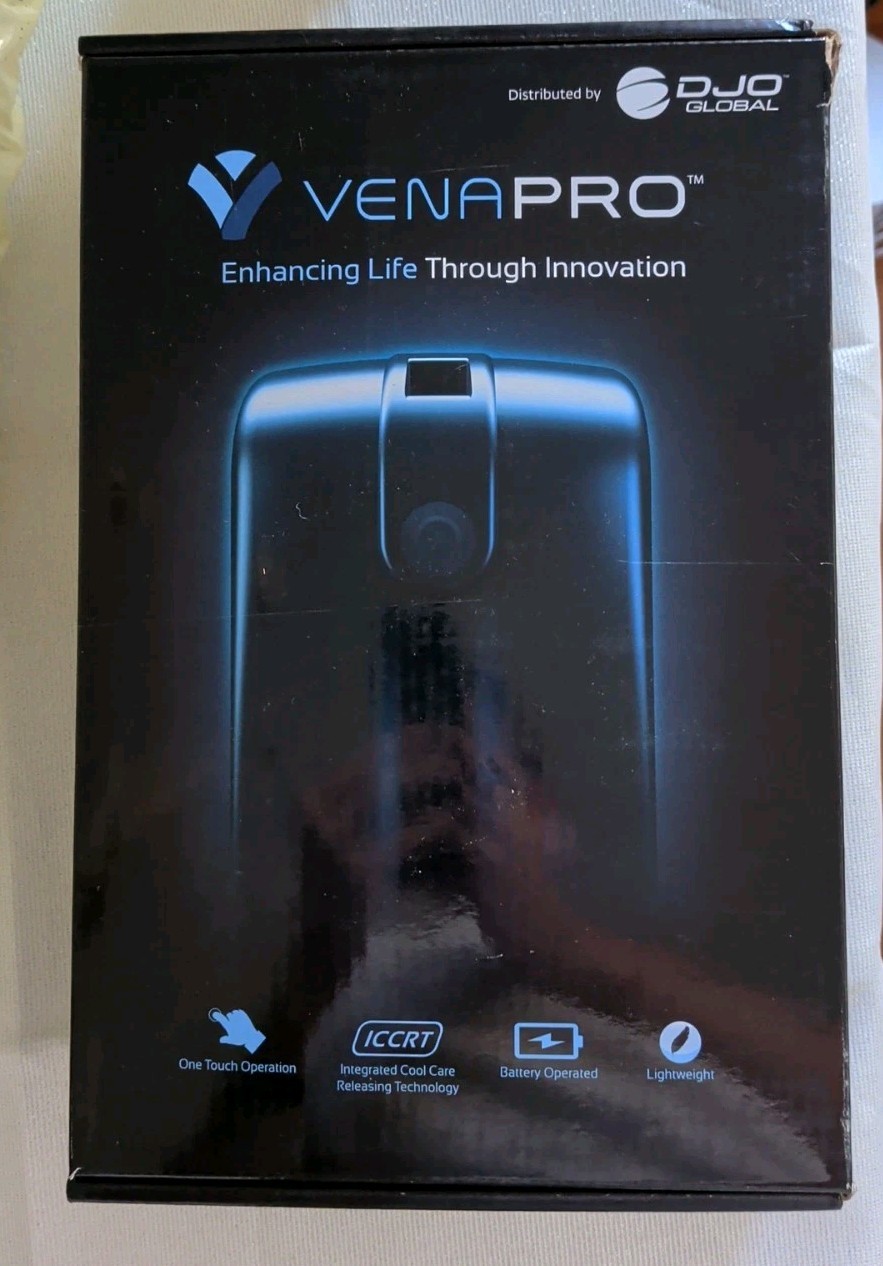 DJO VenaPRO Portable Vascular Leg Compression Cuff Blood Flow Therapy Massage