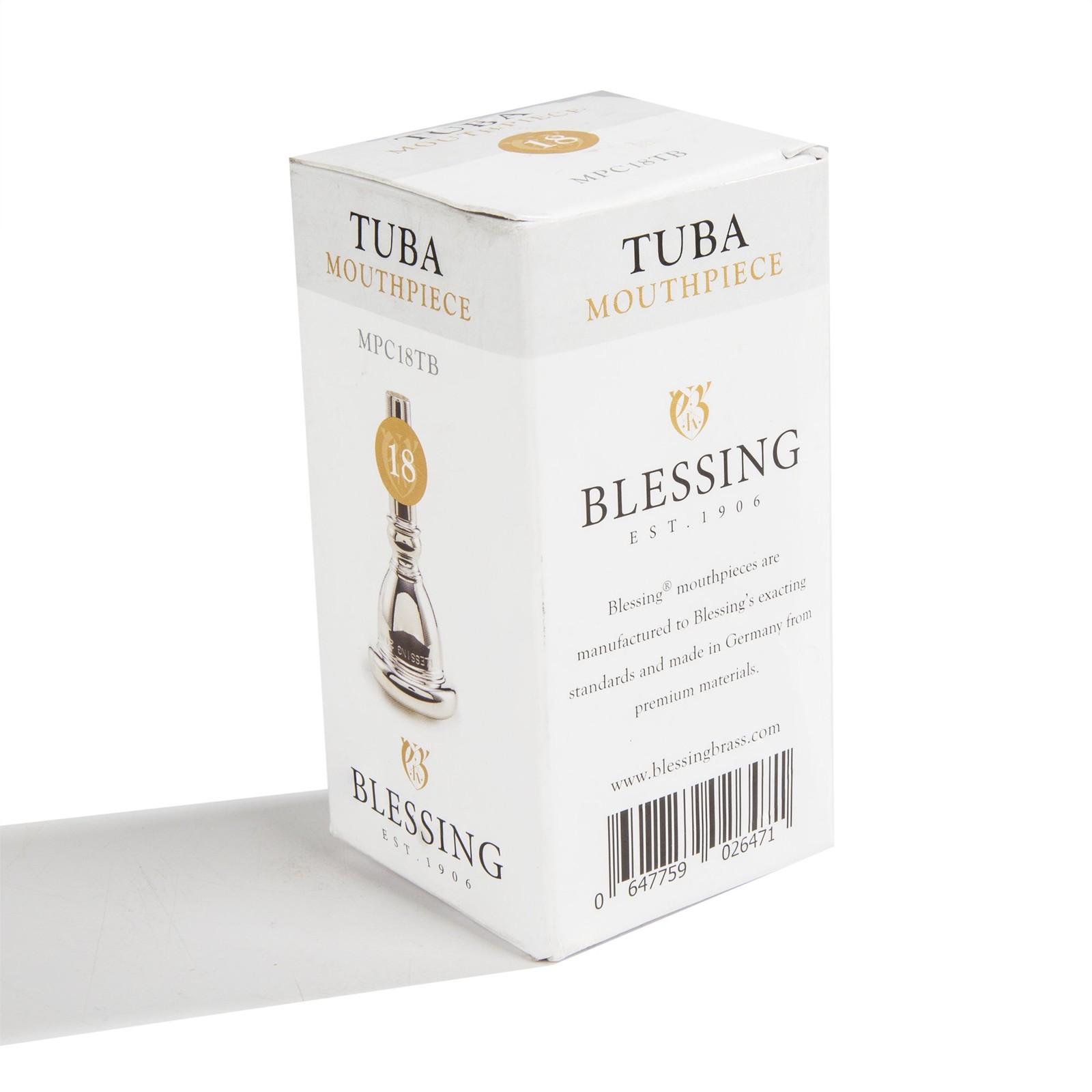 Blessing MPC18TB Tuba Mouthpiece, 18