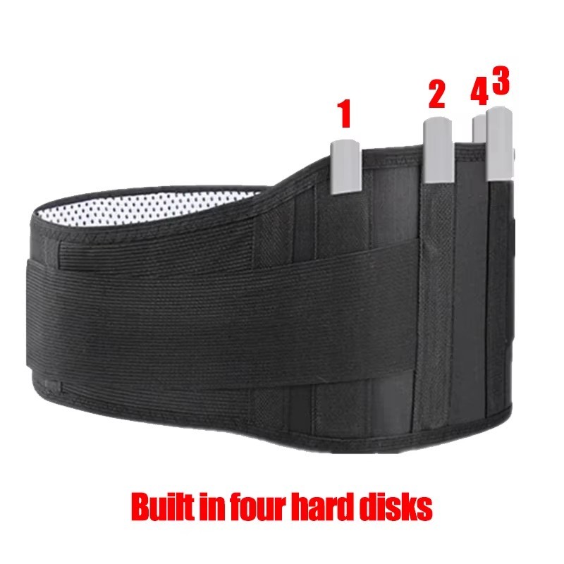 Adjustable Magnetic Therapy Back Support Belt Self Heating Lumbar Brace