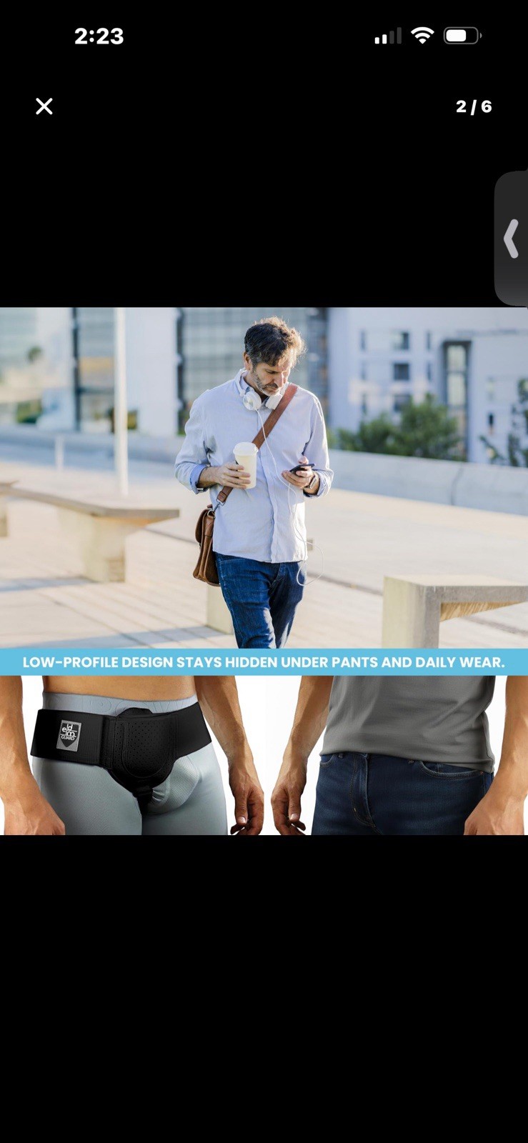 Everyday Medical Inguinal Hernia Belt for Men & Women – Post Surgery Groin. L/XL