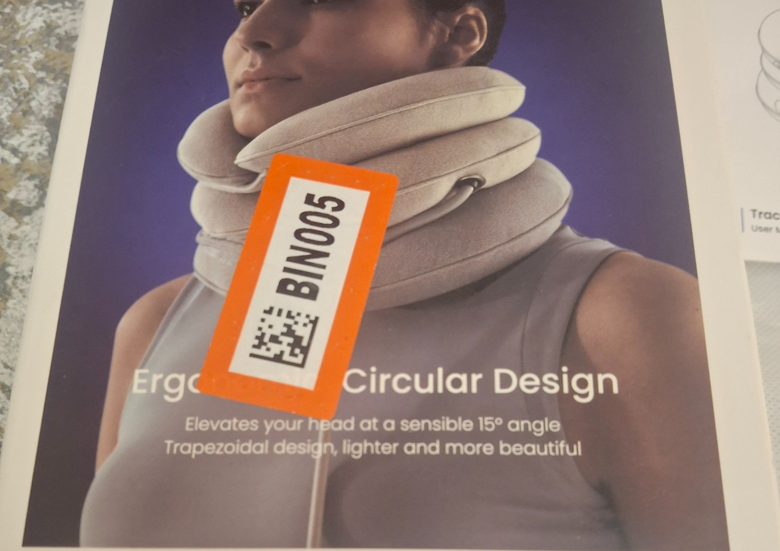 MoenMedic Tracti Cervical Traction Device Inflatable Air Bag Neck Brace Medium
