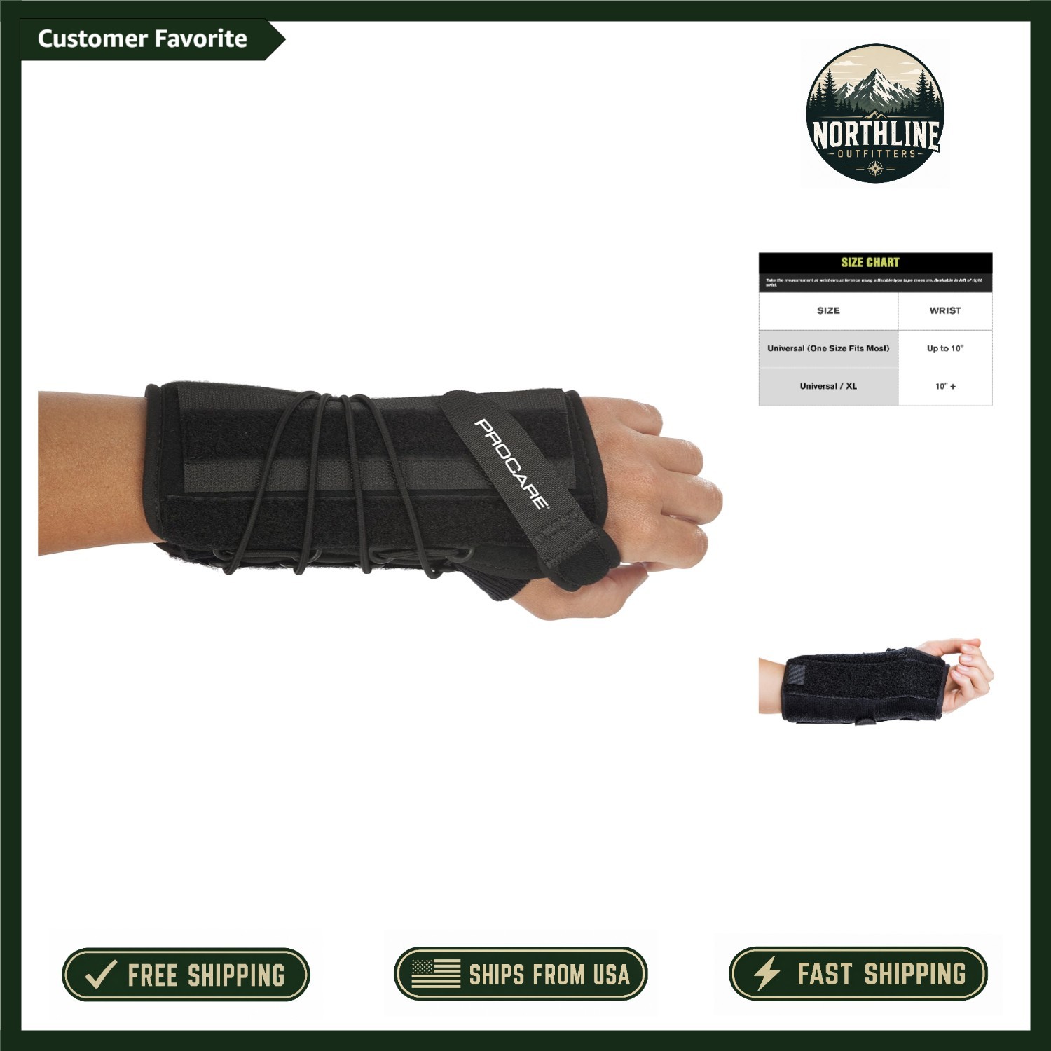 Quick-Fit II Versatile Wrist Support Brace – Comfort and Dexterity Included