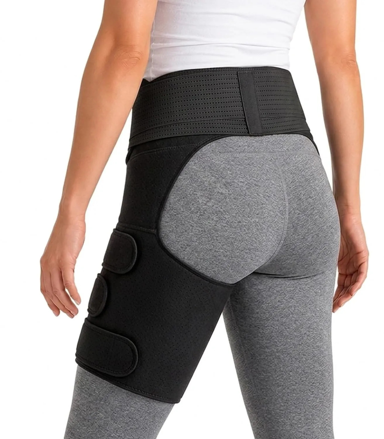 Adjustable Hip Brace For Sciatica Pain Relief Groin And Thigh Compression Wrap