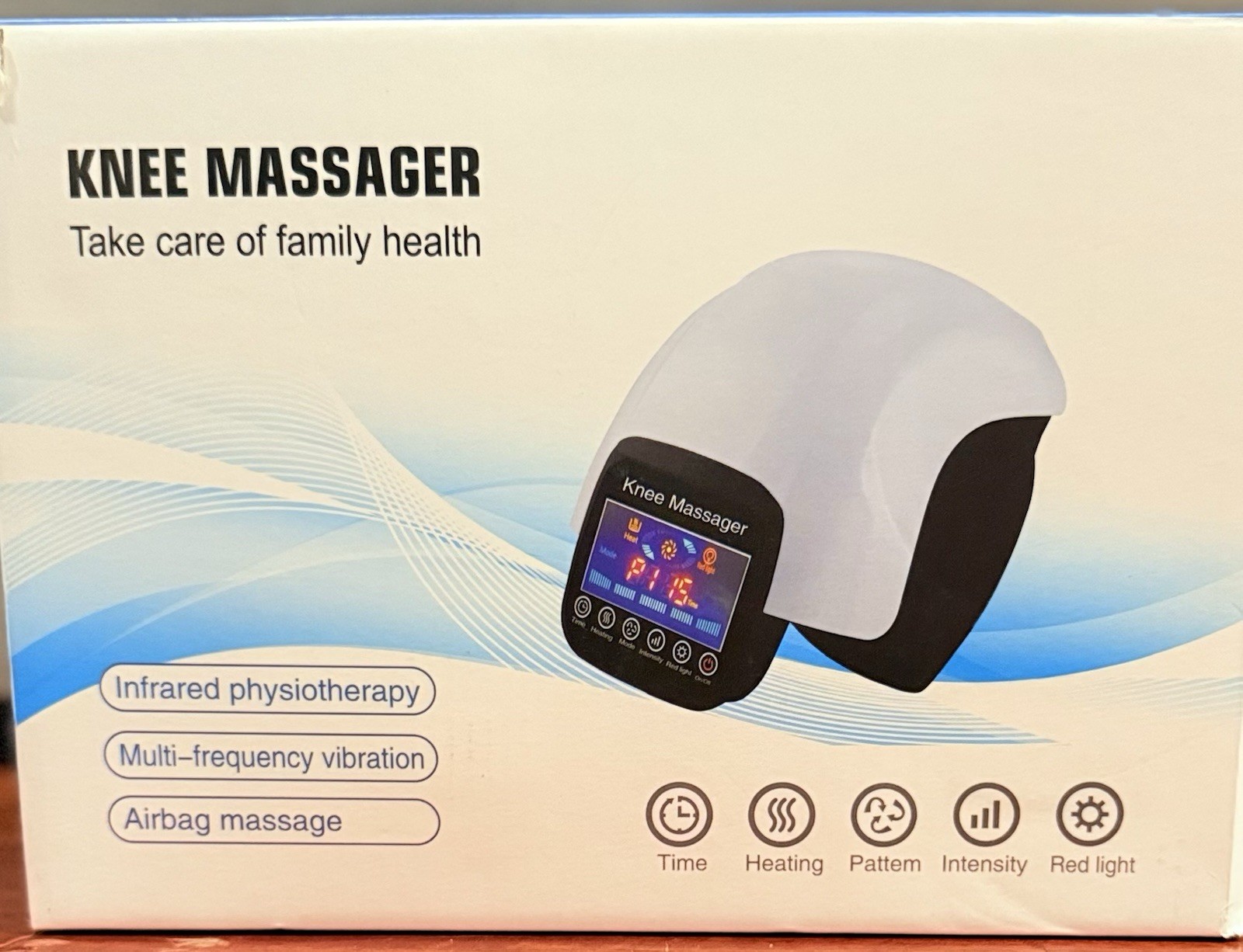 ✨ Brand New 3-in-1 Knee Massager – Heat, Vibration & Red Light Therapy