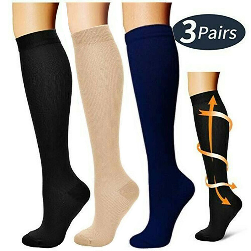 3Pairs Soothe Relieve Compression Socks Men Women Neuropathy Compression Socks