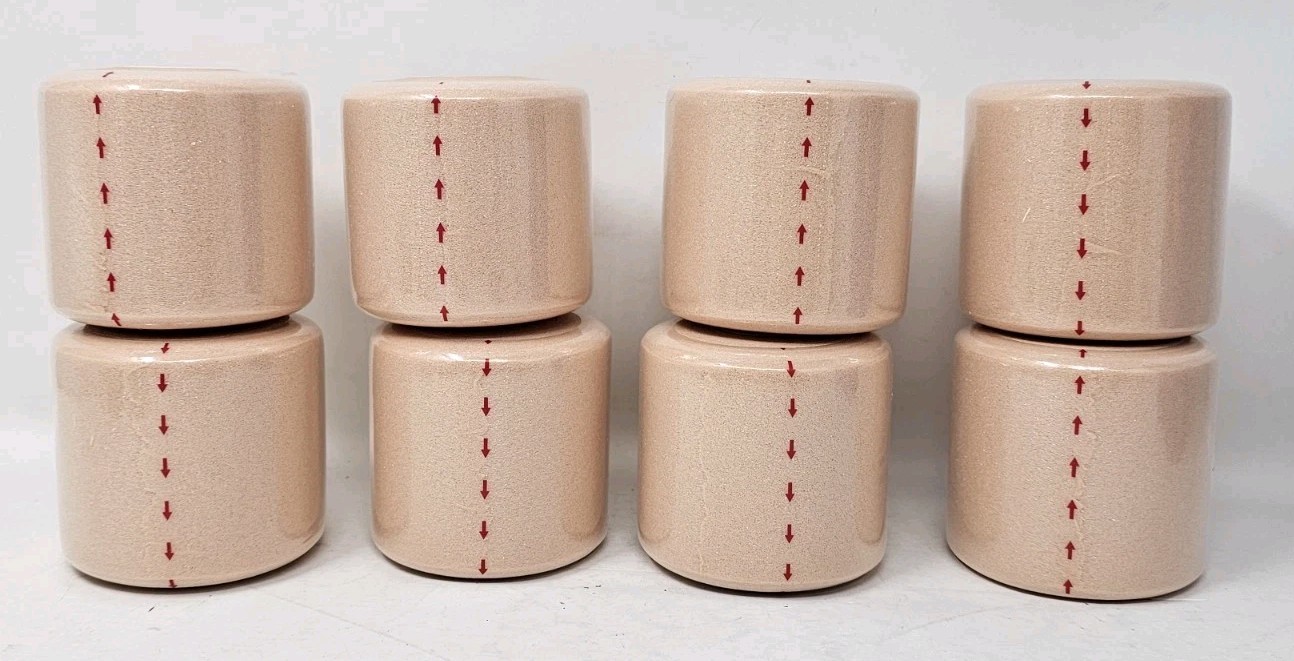 OK Tape-8 Rolls Underwarp Foam Warp 2.75”x30 Yards Non Adhesive PU Sponge BEIGE