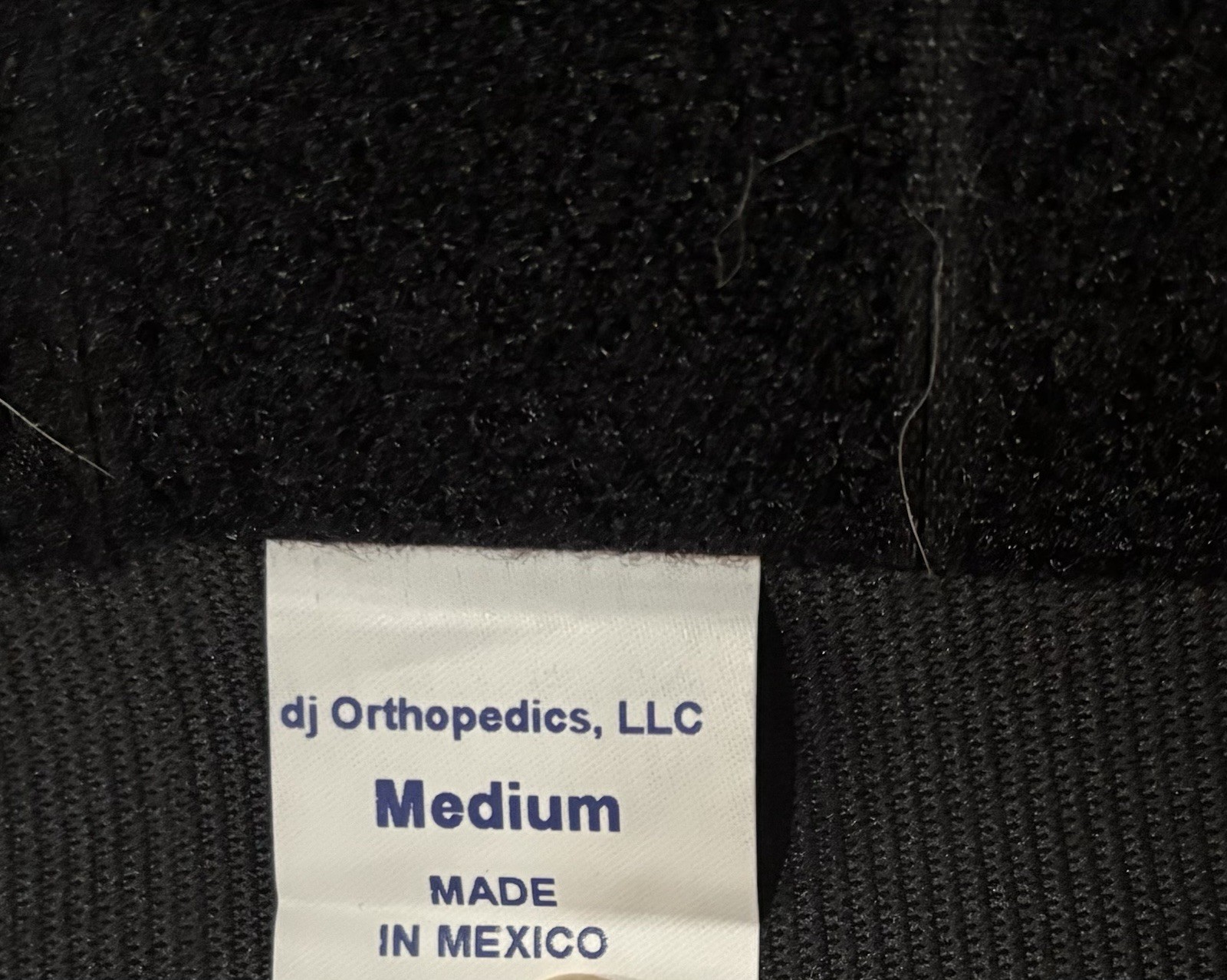 DJ Orthopedics Lower Back Support/Adjustable Brace size M medium – Black B