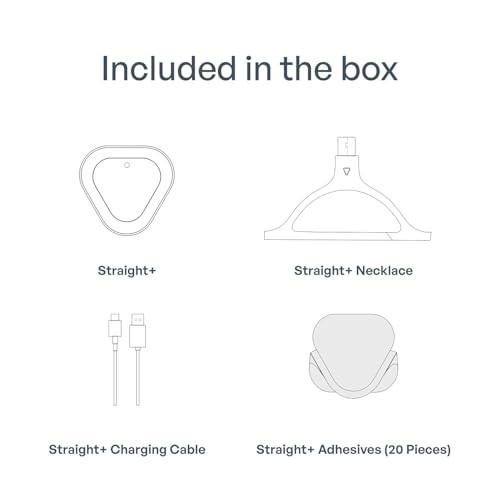 AI-Powered Posture Corrector Trainer Device with Necklace – Smart Back Brace Sup