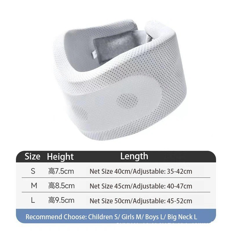 Adjustable Foam Neck Support Collar Soft Cervical Neck Brace Travel Home Office