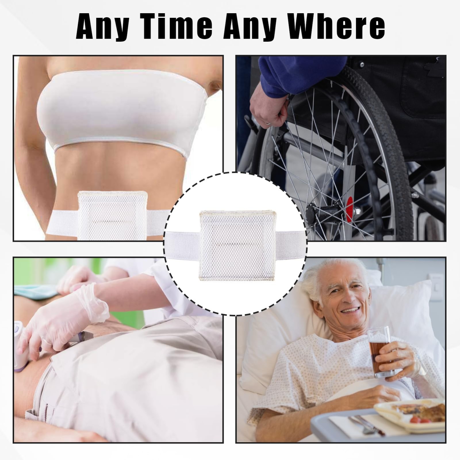 Breathable Gastrostomy G Tube Belt for Comfort & Concealment – Dialysis Accessor