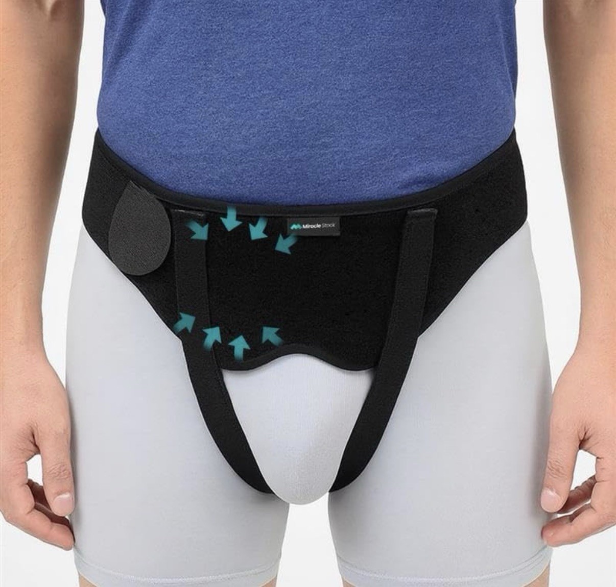 Hernia Belt Inguinal Support Unisex Size XL New With Measurements