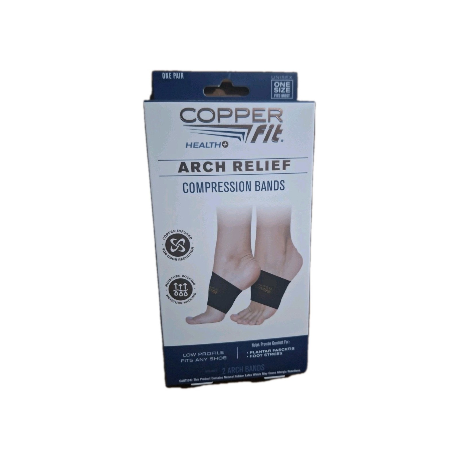 Copper Fit Health+ Arch Relief Bands One Size (NEW)