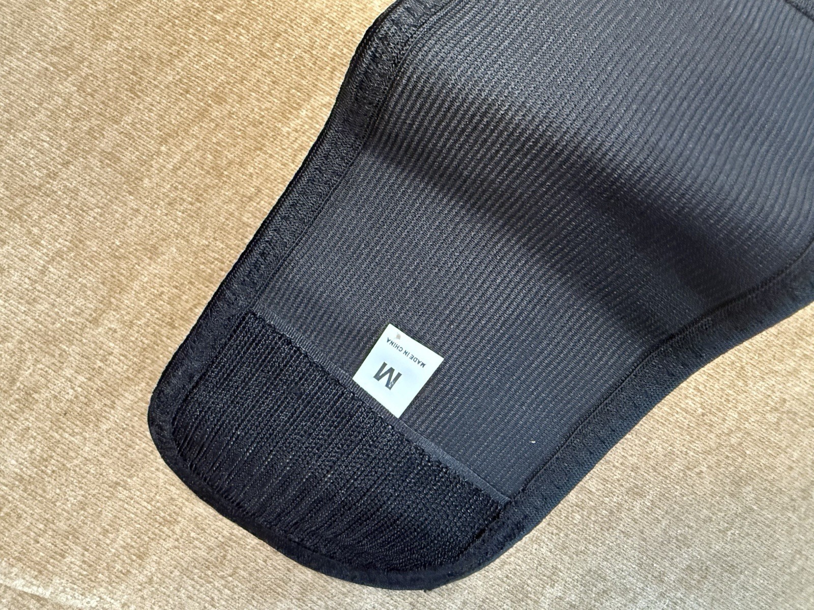 Equestrian Adjustable Back Brace for Posture Support, Size M, Black