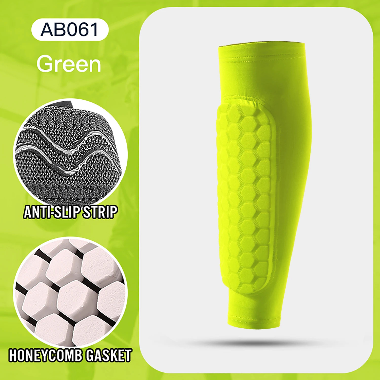 Leg Sleeves Shin Guards Shockproof Honeycomb Nylon Support Sock Shin Protector S