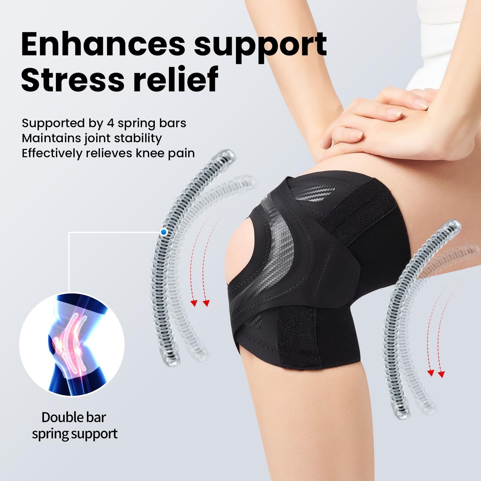 Knee Brace for Women & Men, Relief Recovery Meniscus Tear, Arthritis Pain, AC…