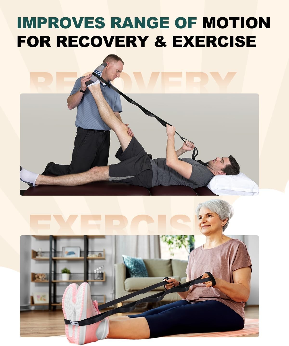 Polyester Stretching Strap (75″x1″) – Enhance Flexibility & Recovery